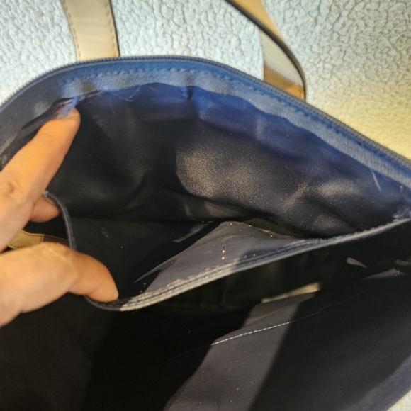 Radley Pocket Essentials Navy Nylon Backpack - Picture 12 of 15